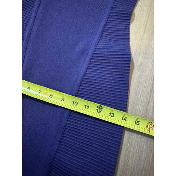 BEBE Y2K Vintage Deep Purple Bandage Mini Dress Off Shoulder Clubbing Bodycon S - Picture 13 of 16